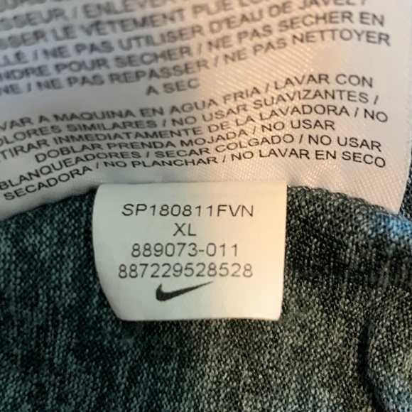 Nike Dri-Fit Gray Black Yoga Workout Running Training Racerback Top Wome… - Picture 11 of 11